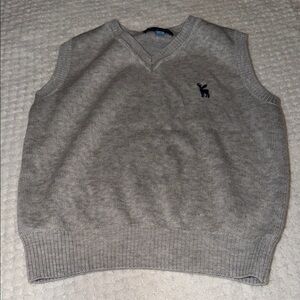 Andy & Evan V-Neck Gray Sweater Vest